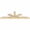 Ekena Millwork Richland Rough Sawn Timber Gable Bracket, Douglas Fir, 96"W x 32"H x 4"D x 6"F, 8/12 Pitch GBW096X32X0406RIC00RDF - alternate 5